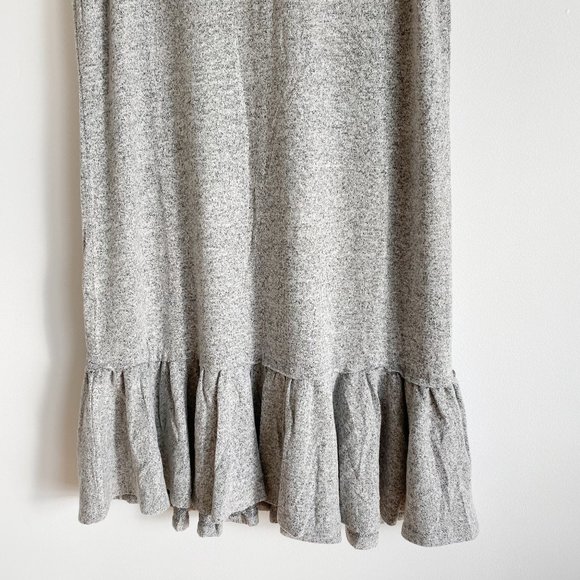 Philosophy, Women's Comfy Sleeveless Dress, Ruffle Hem, Heather Gray, Size M - Picture 6 of 8